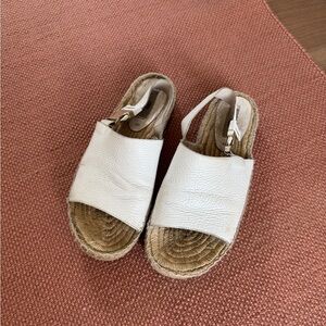 Miista White Flat Espadrille Shoes